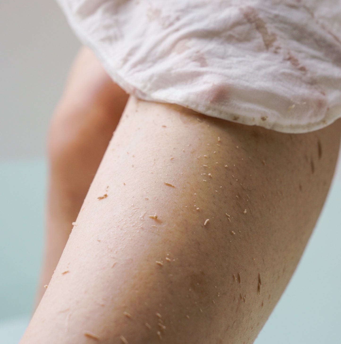 gentle reminder exfoliating glove dead skin peel off